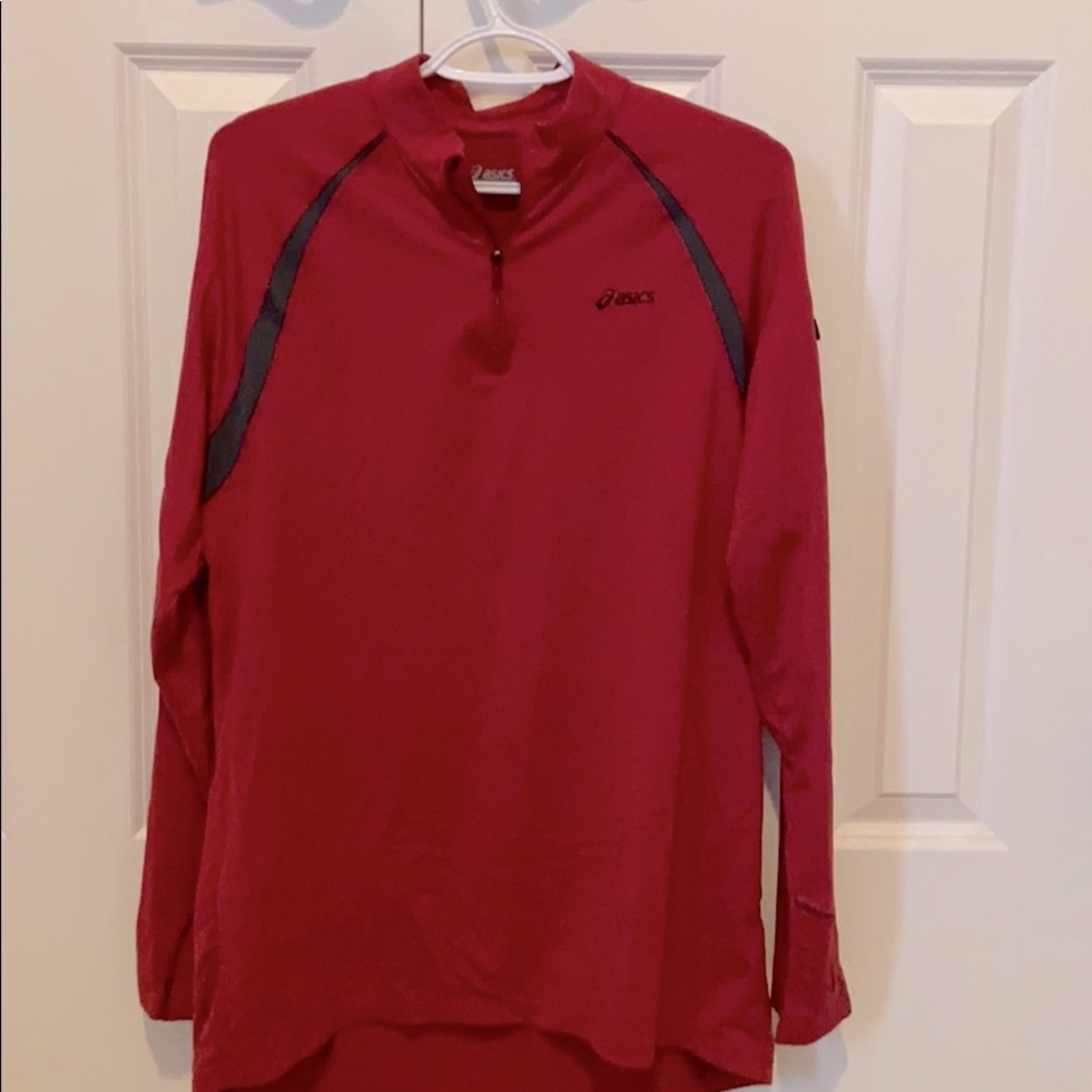 Men’s 1/4 zip Running/Exercise Long Sleeve Shirt